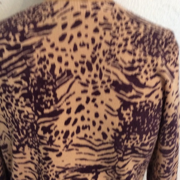 Delia's Cropped Animal Print Sweater Size XS - Picture 6 of 7